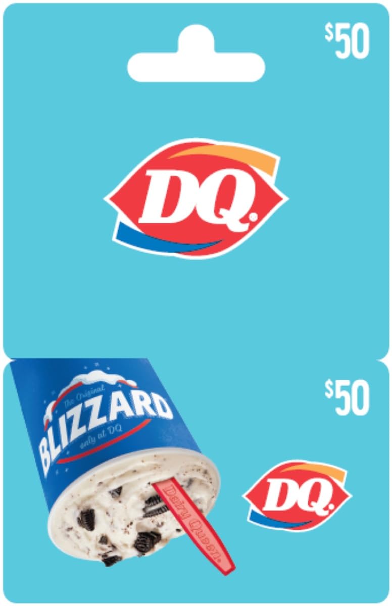 Dairy Queen Physical Gift Card | Happy Tastes Good - Dairy Queen - $50