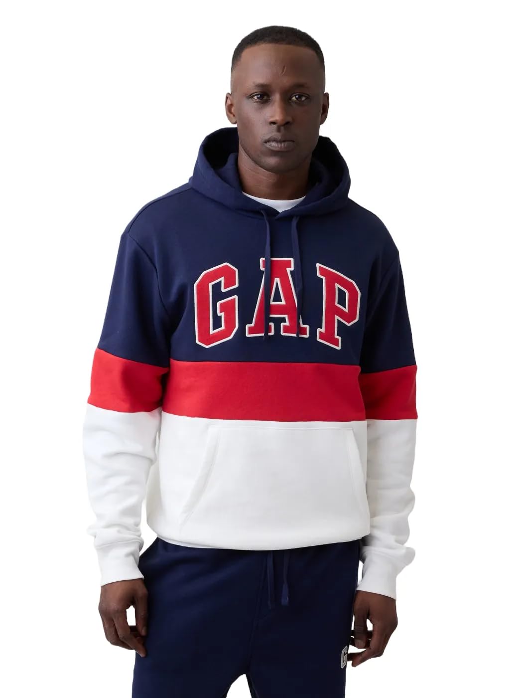 GAP Men's V-heritage Logo Po Snl Sweatshirt (pack of 1)