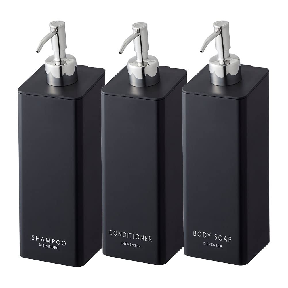 Yamazaki 4259 4261 4263 Magnetic Two-Way Dispenser, Tower, Set of 3, Magnet Refi