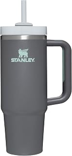 Stanley Quencher H2.0 Tumbler with Straw 30 oz | Flowstate 3-Position Lid | Cup Holder Compatible for Travel | Insulated Stainless Steel Cup | BPA-Free | Charcoal