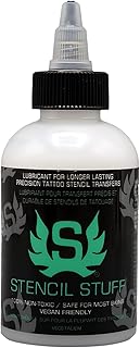 Stencil Stuff Tattoo Stencil Transfer Gel – 4oz Tattoo Stencil Transfer Solution – Vegan-Friendly Stencil Gel – Fast-Drying and Long-Lasting – Clean and Easy Application