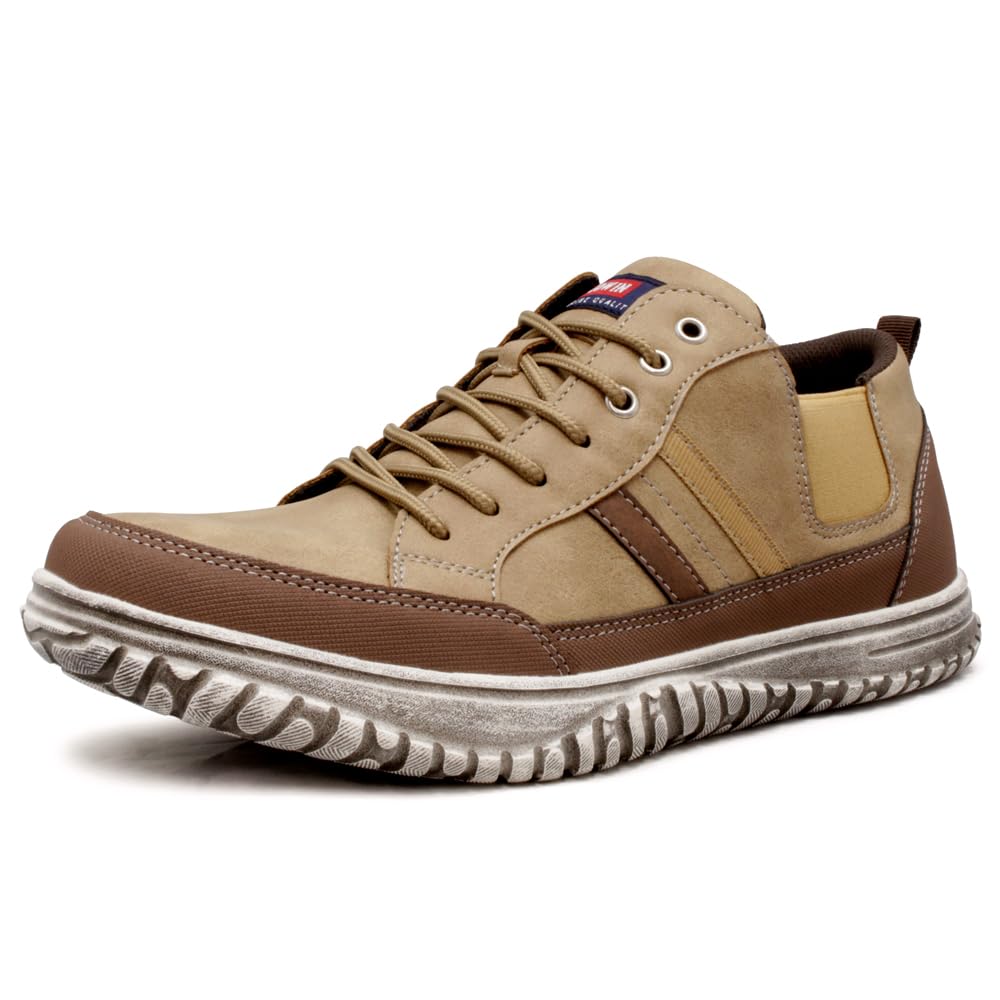 Edwin Men's Sneakers, Casual Shoes, Wide 4E, Comfortable, Side Gore, High Cushio