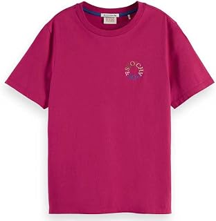 Scotch & Soda Left Chest Artwork T-Shirt for Women