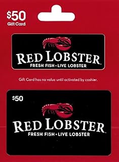 Red Lobster Physical Gift Card | $50