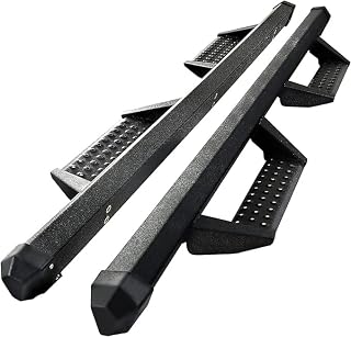 SMANOW Running Boards for 2009-2018 Dodge Ram 1500 Crew Cab (19-24 Classic) | 10-26 Ram 2500 3500, 4th Gen, 4.7" Drop Down Side Step, Anti-Rust Nerf Bars, Carbon Steel Step Rail, Anti-Slip Truck Step Bar