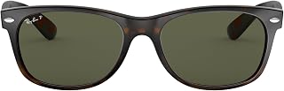 Ray-Ban RB2132 New Wayfarer Polarized Square Sunglasses for Men for Women