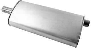 Walker Quiet-Flow SS 21602 Direct Fit Exhaust Muffler 2.5" Inlet (ID) 2.25" Outlet (ID) for Jeep Liberty