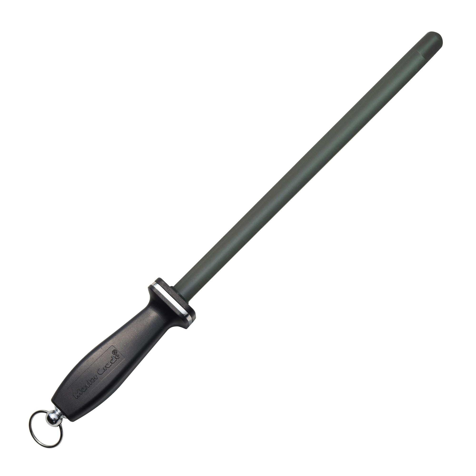 Master Grade 11 Inch Black Ceramic Honing Rod, Steel Core, Mohs 8, ST-2700 | Imp