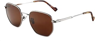 ZENOTTIC Polarized Sunglasses for Men Women UV400 Hexagon Metal Frame