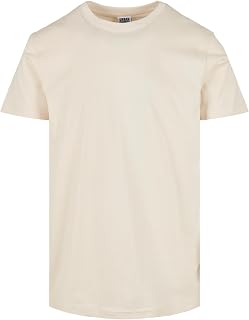 URBAN CLASSICS Men's Basic T-Shirt, Short Sleeve, Round Neck, Regular Fit, Plain Cotton T-Shirt, Regular Length, Loose Fit, Fashion T-Shirt, Various Colours, XS - 5XL