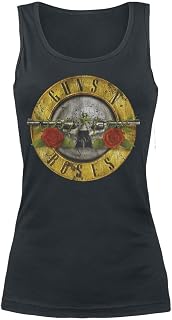 Guns N' Roses Used Ball Women's Regular Top Black / Regular Fit