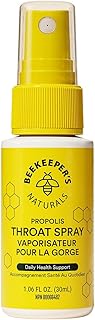 Beekeeper's Propolis Throat Spray, Immune Support & Throat Relief, 30ml | 95% Bee Propolis Extract, Natural Immune Support & Sore Throat Relief, Antioxidants, Keto, Paleo, Gluten-Free