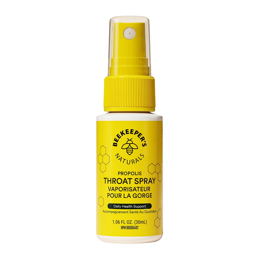 Beekeeper's Propolis Throat Spray, Immune Support & Throat Relief, 30ml | 95% Be