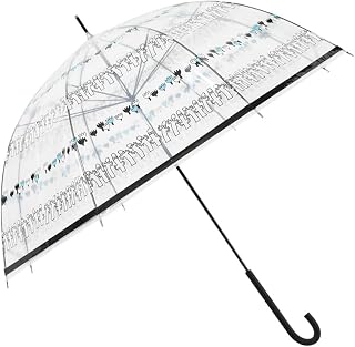 Ogawa 72066 Moomin Vinyl Umbrella, Women's, Border, 8 Ribs, Present, Gift