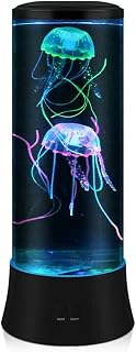 EDIER Jellyfish Lamp, LED Fantasy Jelly Fish Light, 7 Color Setting Jellyfish Tank Table Lamp Decorations for Home Office Decor Great Kids