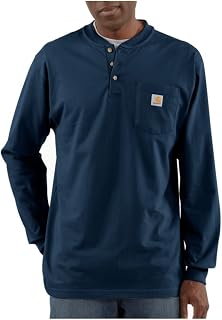 Carhartt Men's Workwear Pocket Henley Shirt Workwear Pocket Henley Shirt (Regular and Big & Tall Sizes)