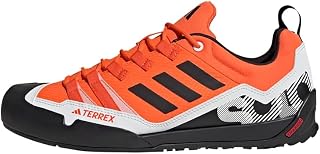 adidas Unisex Terrex Swift Solo 2.0 Hiking Shoes, Orange/Core Black/Crystal White, 6.5 UK