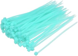 Cable Zip Ties 100mmx2.5mm Self Locking Nylon Tie Wraps Sky Blue 300pcs
