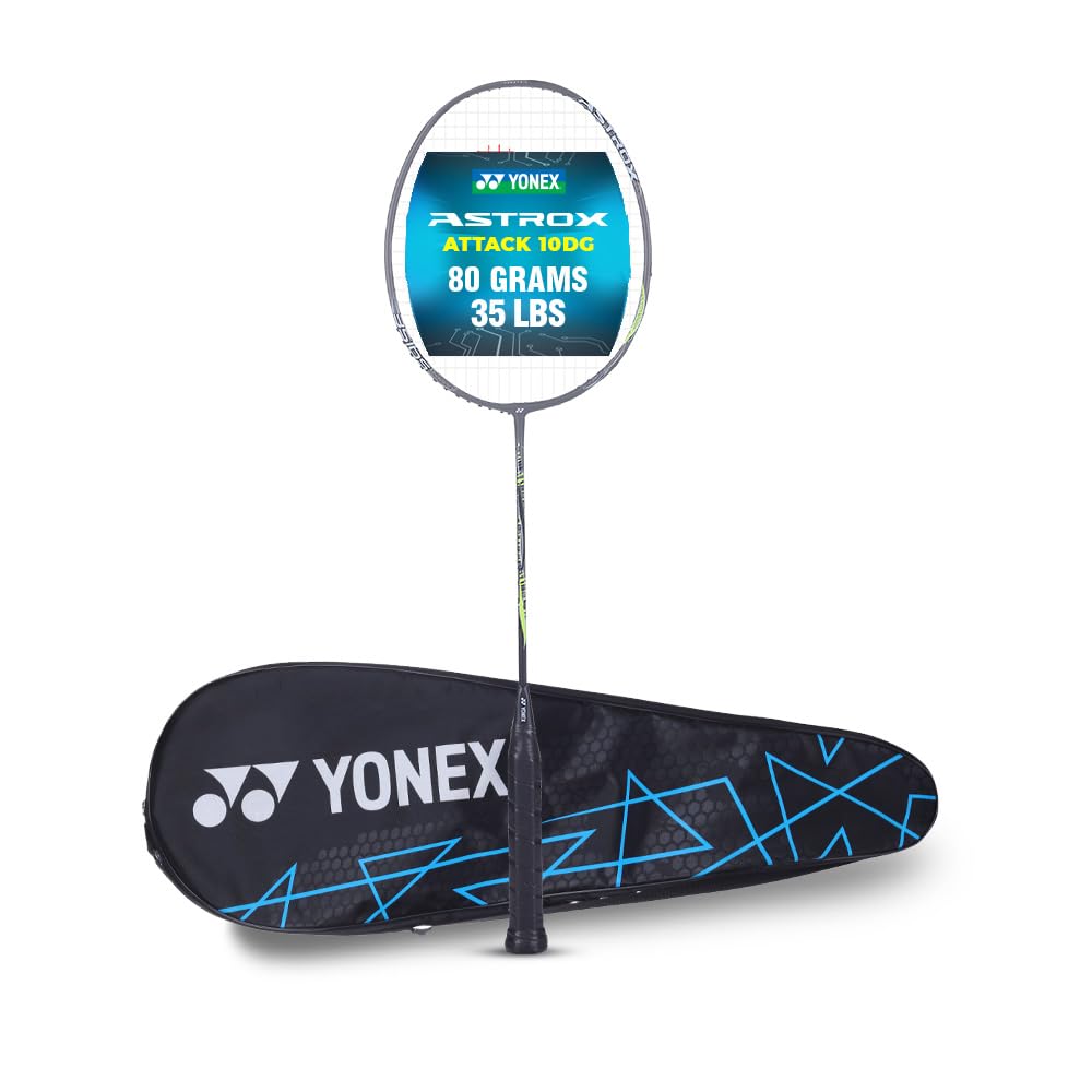 Yonex Astrox Attack 10DG Ultra Strong| Made with Japanese Graphite|Strung Badmin