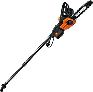 WORX Electric Chainsaw, 8 Amp 10" 2-in-1 Pole saw, WG311 | Up to 10 ft. Reach, 28 ft/s Chain Speed, Weighs 10 LBS, 180° Rotating Rear Handle