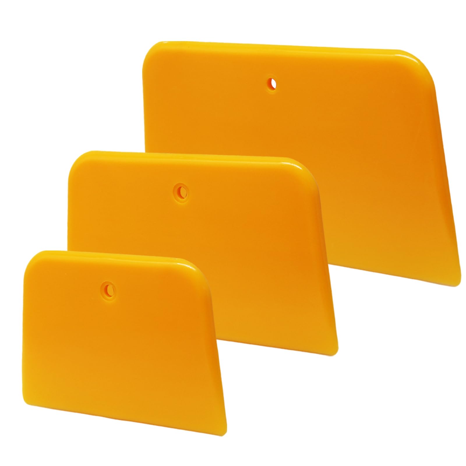 Bonsicoky 3 Pack Body Filler Spreaders, Plastic Auto Body Spreader Set | 3 Sizes
