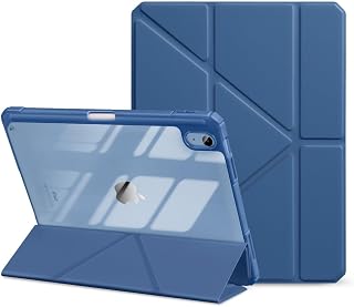 CoBak Case for iPad (A16) 11th Generation, iPad 10th Gen Cover,Dark Blue | Protective Multi-Angle Stand Cover with Portrait Mode, Pencil Holder, Auto Wake/Sleep, Case for iPad 11/10.9 Inches 2025/2022