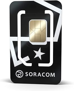 Soracom Air Global Plan01s IoT SIM Card Secure Cellular Connectivity SIM Card for IoT M2M Projects Pay as You Go No Contract (3-Pack)