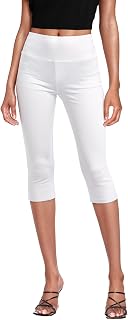 Hybrid & Company Womens Super Stretch Causal Pull On Millennium Twill Bermuda Shorts