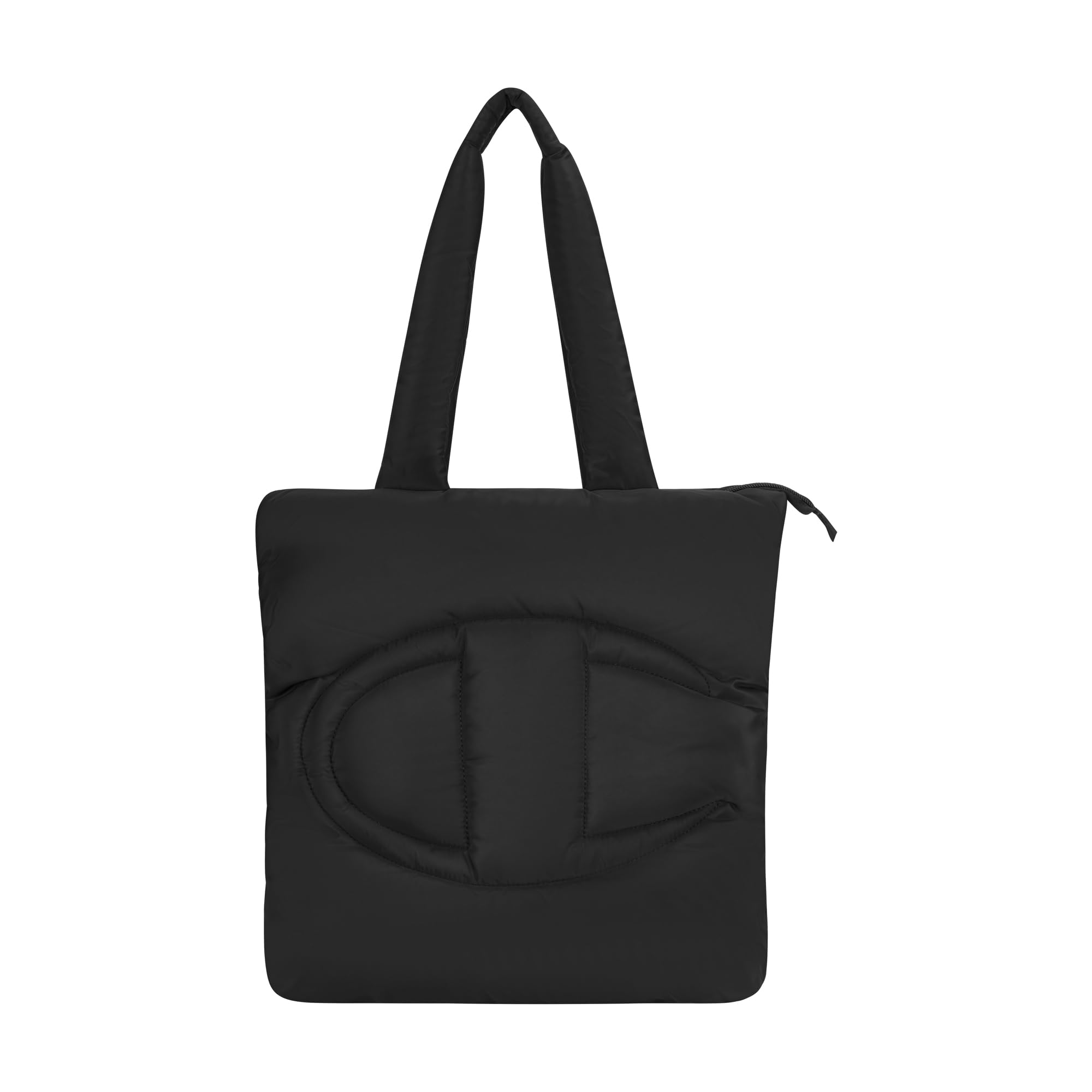 Champion Quilted Billie Tote Bag in Memory Cloth With Zip Closure for Work, Trav