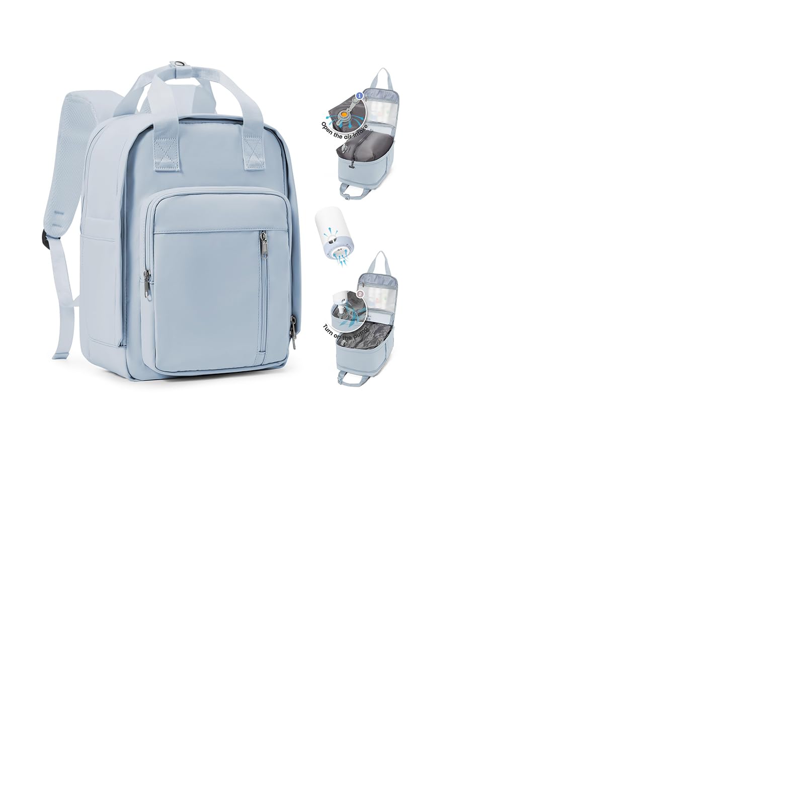 SZLX Ryanair Backpack 40 x 30 x 20 Vacuum with Pump Travel Backpack 40 x 30