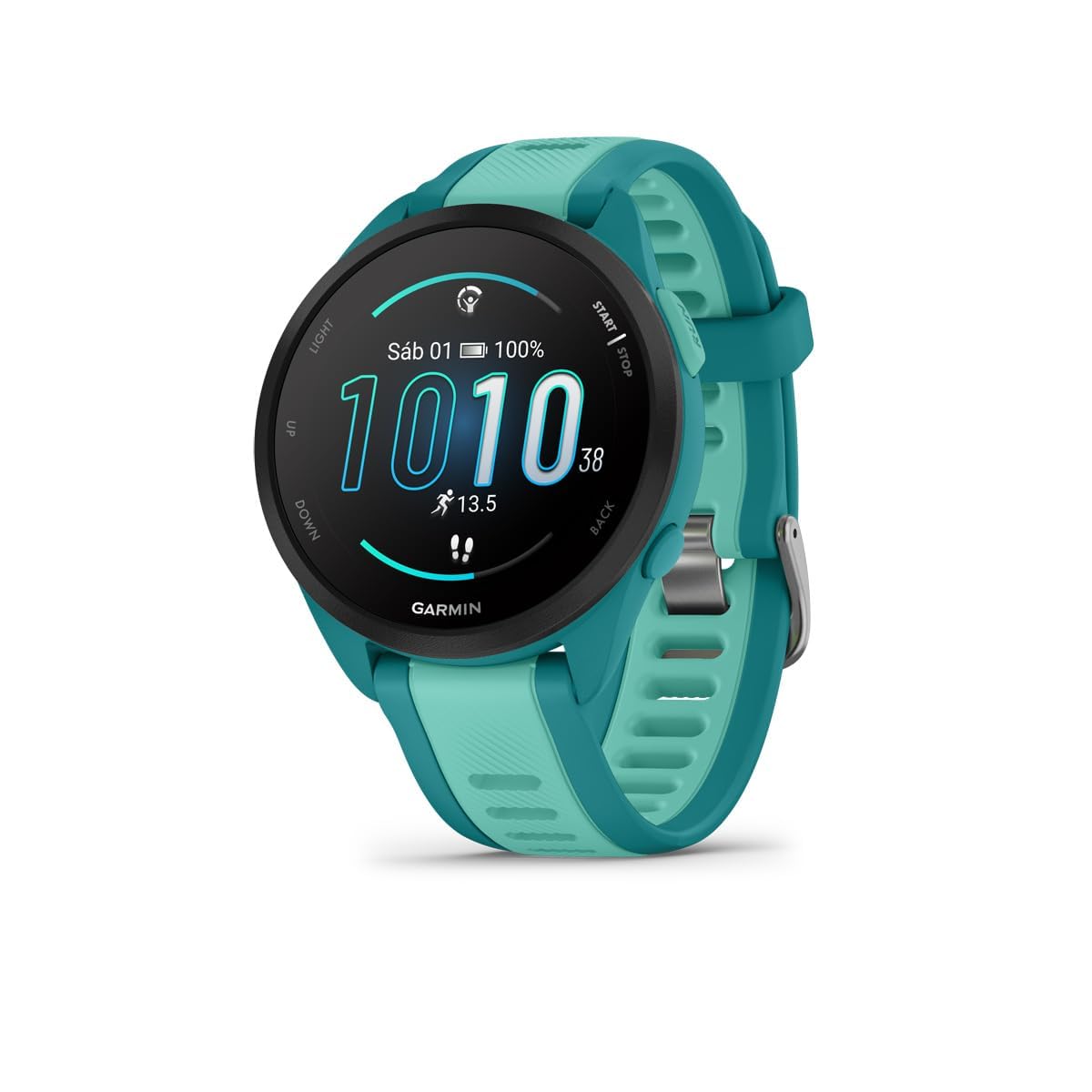 Garmin [Renewed Forerunner 165 Music GPS 43mm Running Smartwatch, Lightweight, A