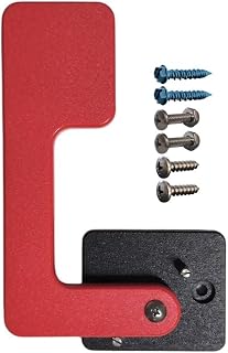 Cauff Mailbox Flag Replacement Kit, Heavy Duty Poly with Stainless Steel Mounting Hardware (Screw & Bolt Mount)