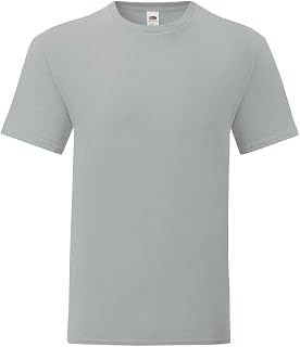 Fruit of the Loom Pack of 10 Mens Iconic T-Shirts Sizes S-5XL, white, L