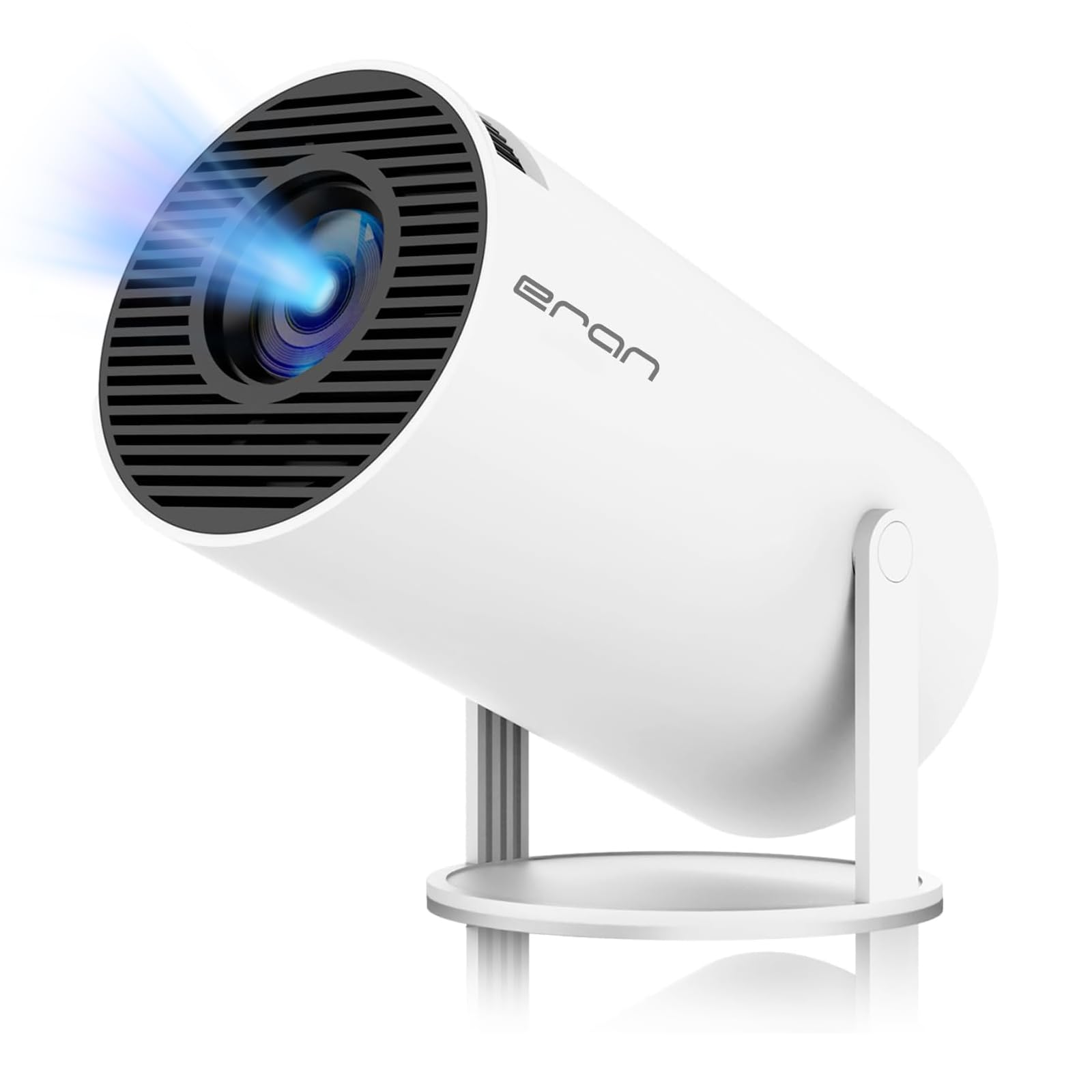 Mini Portable Projector, Support 4K 1080P with Dual-Band WIFI6 5G Wireless 5.0 B