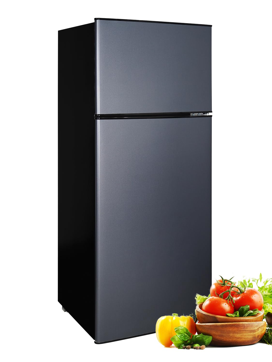 8.5 Cu.Ft Apartment Size Refrigerator with Freezer Small Rv Refrigerator | Doubl