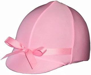 Equestrian Riding Helmet Cover - Pastel Pink by Helmet Covers Etc.