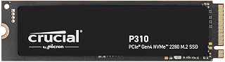 Crucial P310 SSD 2TB PCIe Gen4 NVMe M.2 2280, Internal Hard Drive, Up to 7,100MB/s, Laptop and Desktop Compatible - CT2000P310SSD801