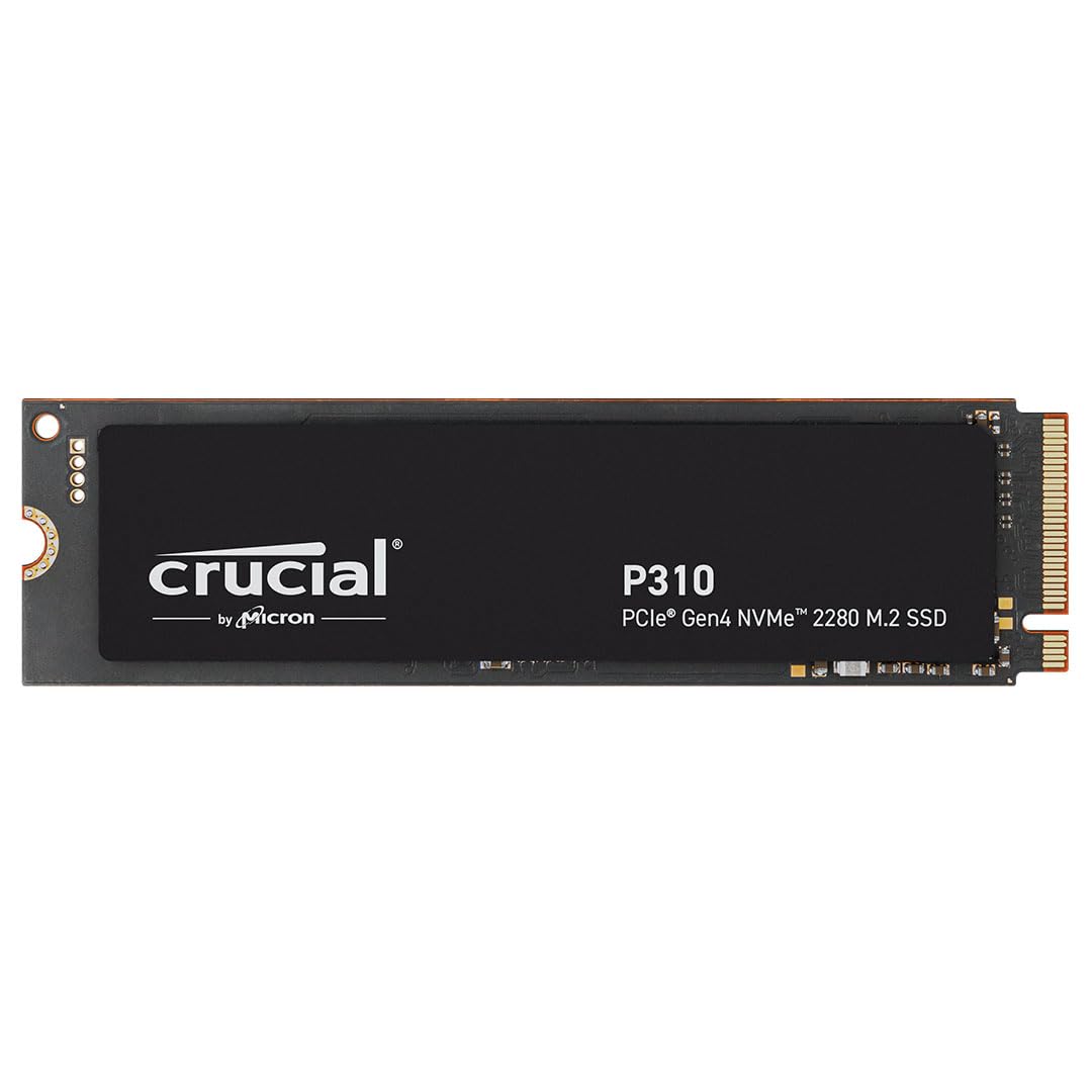 Crucial P310 SSD 2TB PCIe Gen4 NVMe M.2 2280, Internal Hard Drive, Up to 7,100MB