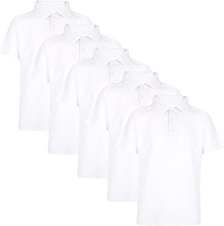 A2Z 4 Kids Girls Boys Polo T Shirts Plain Summer Tank Top & Tees Fashion Soft Feel School T Shirts for Children Unisex Age 3-16 Years