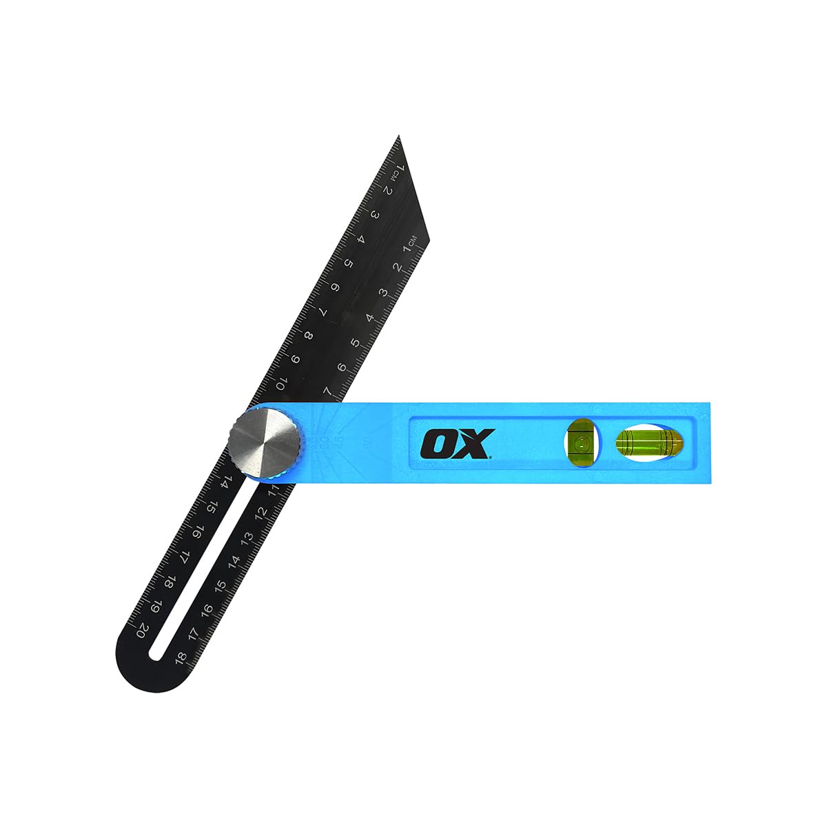 OX Trade Sliding Bevel 200mm – Stainless Steel Bevel Gauge & Angle Finder | Adju