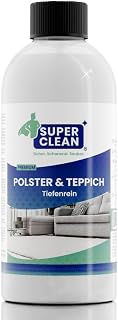 SUPER CLEAN Limpiador concentrado para tapicerías y alfombras | 500 ml | Limpieza profunda para sofás, asientos de coche, moquetas y tejidos