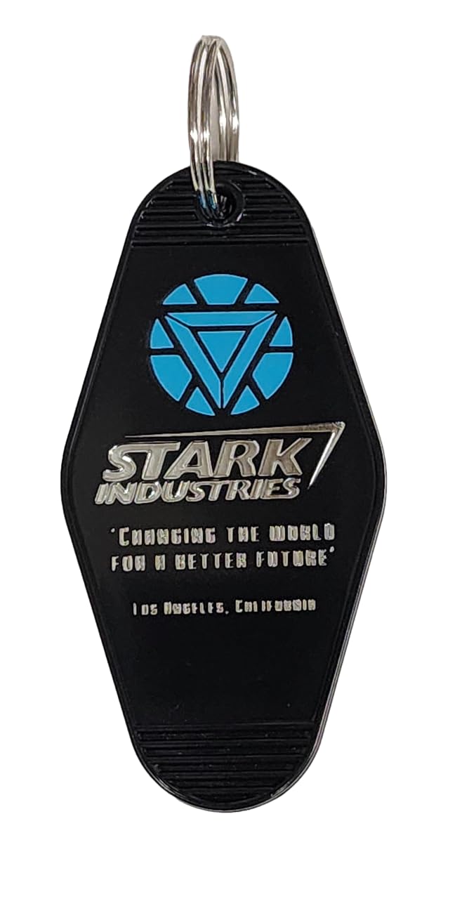 Keychain for Stark Industries. Corp. Key tag