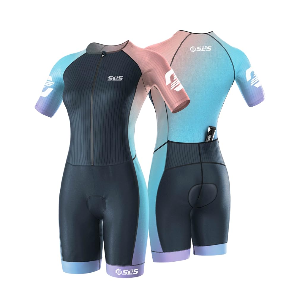 SLS3 Triathlon Suits Women - Elite Aero Sleeved Trisuit for Swim Bike Run | Quic