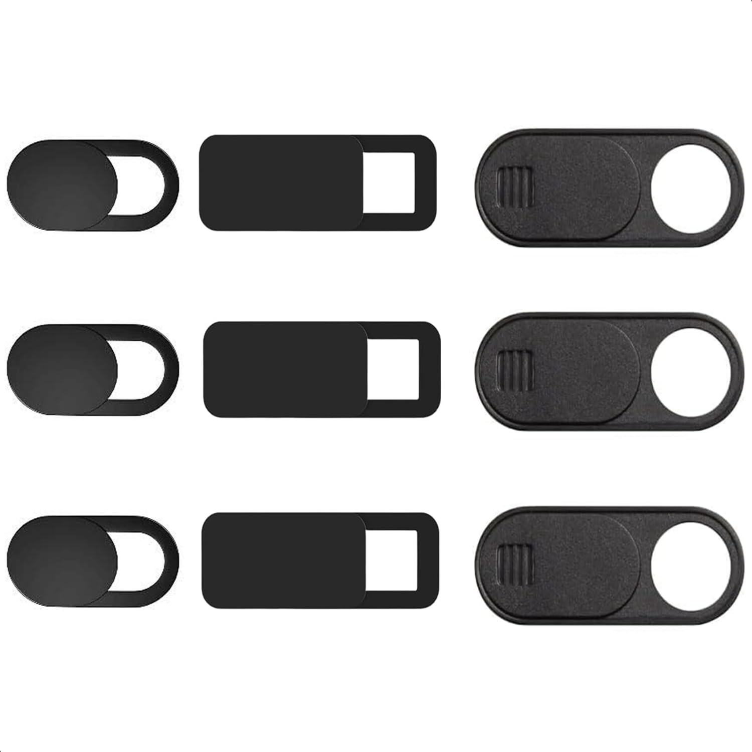 JOS California 9 Pack(3 Large + 3 Medium + 3 Small) 0.03 inch Ultra Thin Webcam 