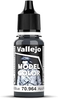 Vallejo Model Color Acrylic Paint, Field Blue, 18 ml, Self-Leveling, BSL System for Modeling and Miniatures