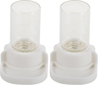 DEEPCRAFF 2pcs Ant Watering Station 3ml Plastic and Glass Feeder for Formicarium with Fresh Water Access