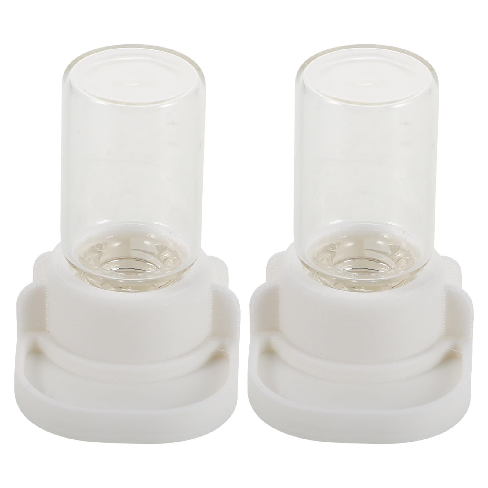 DEEPCRAFF 2pcs Ant Watering Station 3ml Plastic and Glass Feeder for Formicarium