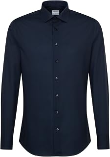 Seidensticker Men's Business Kent Long Sleeve Business Shirt