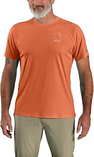 Carhartt Men's Force Sun Defender Lightweight Short-Sleeve Logo Graphic T-Shirt