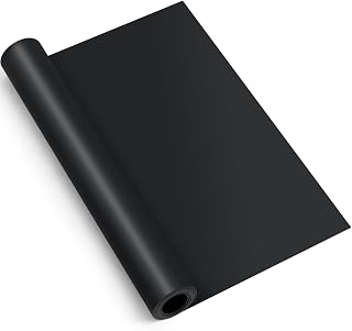Amylove 24" X 5 ft Black Magnetic Sheet Roll, 30 Mil Flexible Vinyl | Non Adhesive Cuttable Backing, Flexible Sheet for Refrigerators and Metal Storage, Perfect for DIY Crafts Projects